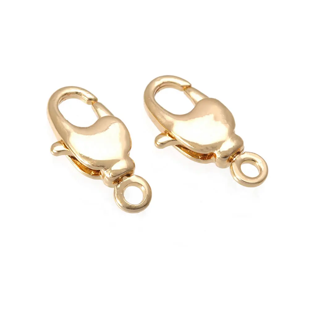 18K Gold Farbe Messing Drehbare Karabinerverschlüsse Verbinden Verschlüsse Schmuck Halsketten Armbänder Herstellung Diy Erkenntnisse Zubehör – Detail 31