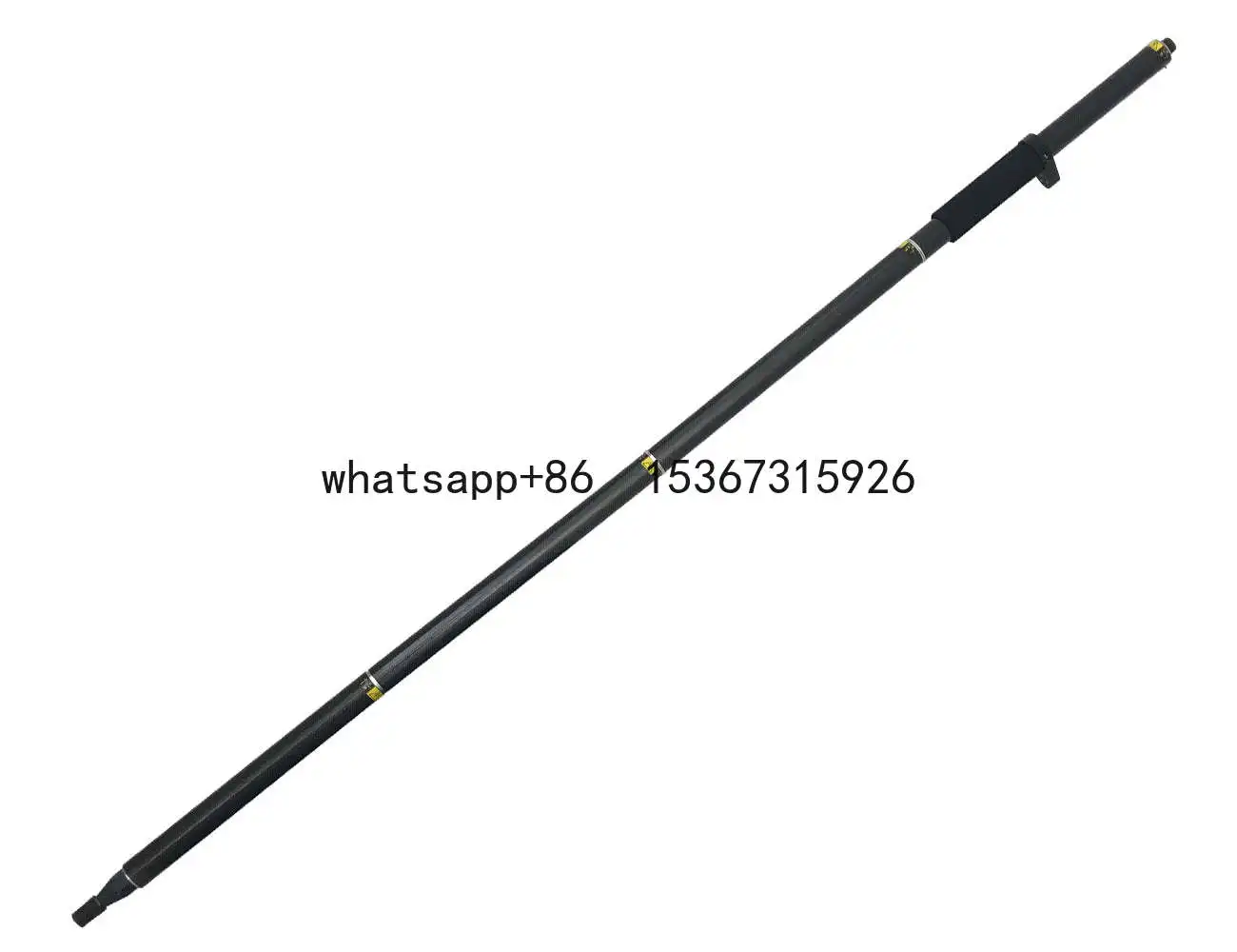 Factory Direct Sale 2M 4 Sections Carbon Fiber GPS Poles Surveying Accessories