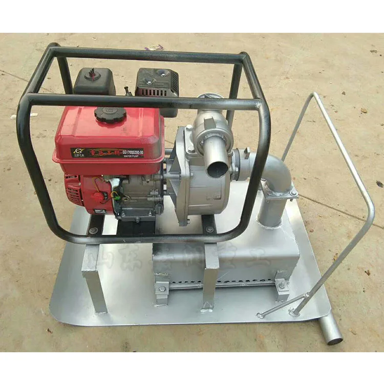 HCY multi-functional small lotus root digging machine, impact lotus root digging harvester, pool lotus root harvester