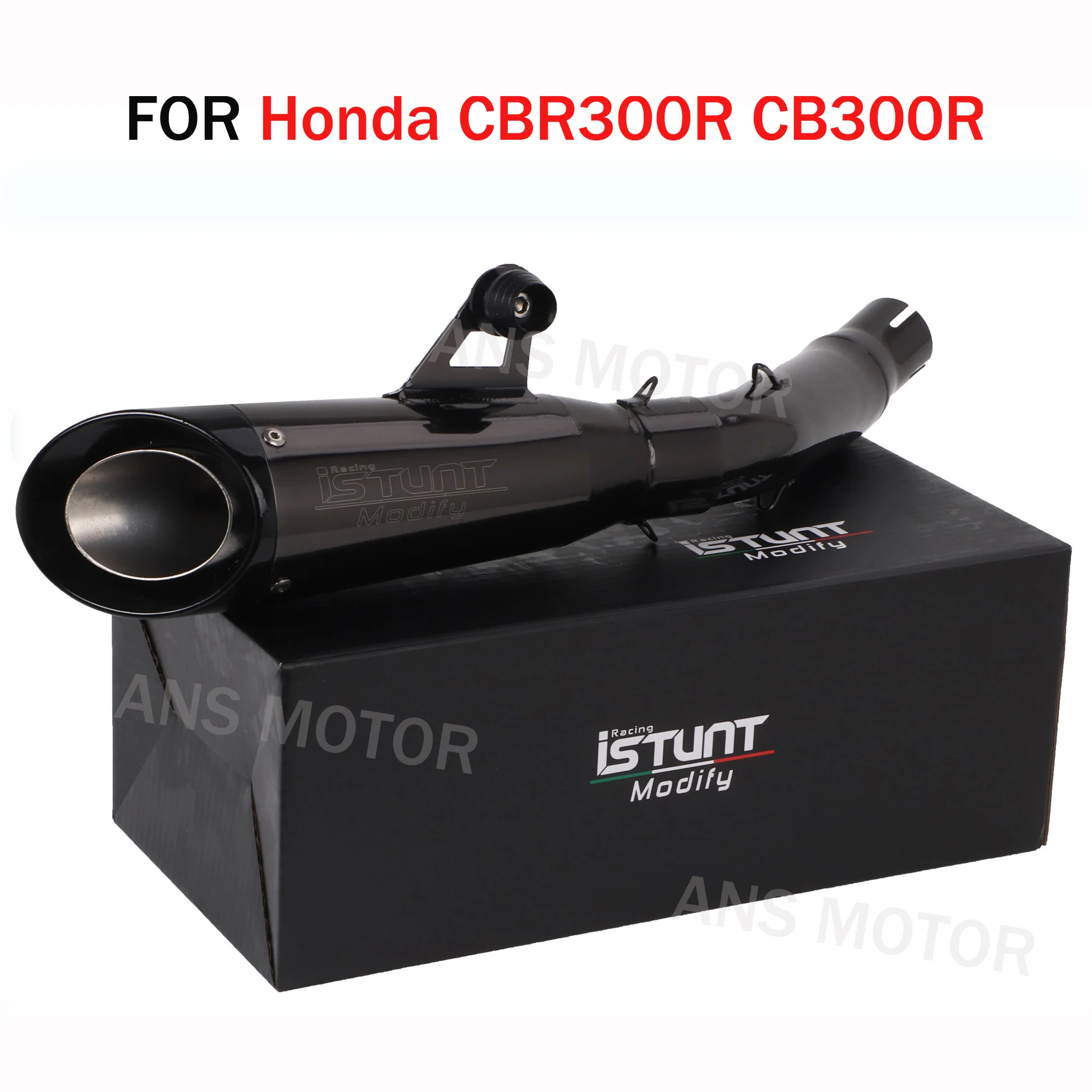 

Motorcycle Exhaust Stainless Steel Slip On Exhaust System For Honda CBR300R CB300F CBR300 2018-2023