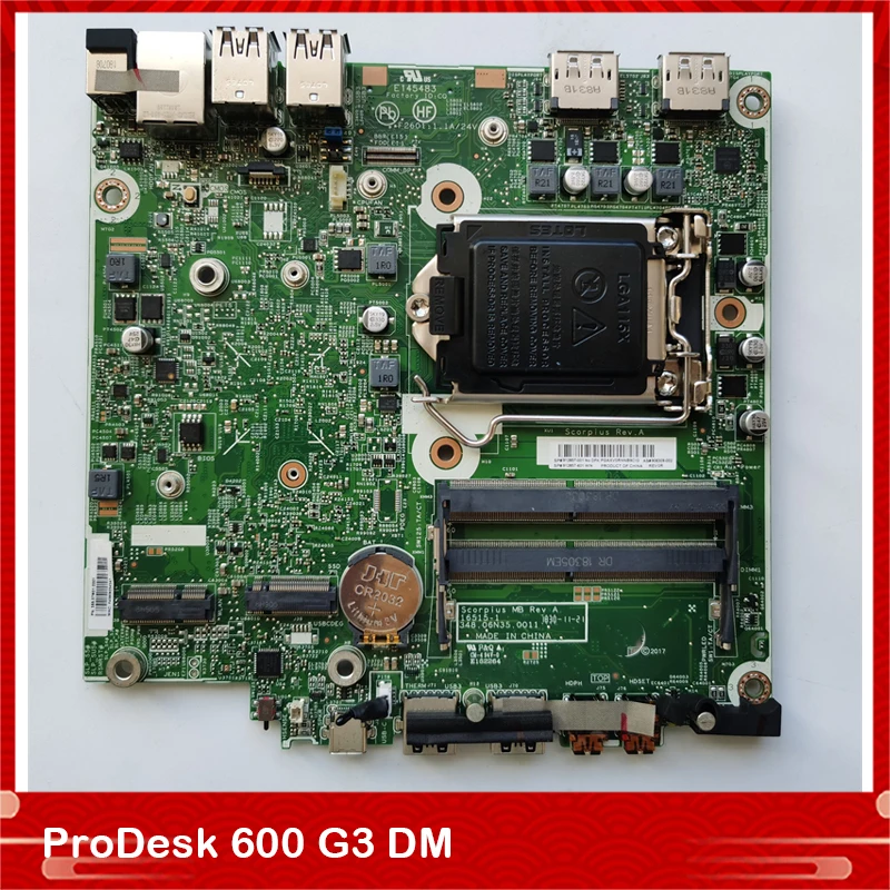 Originate Desktop Motherboard ProDesk 600 G3 DM 912857-001 912857-601 16515-1 Fully Tested Good Quality