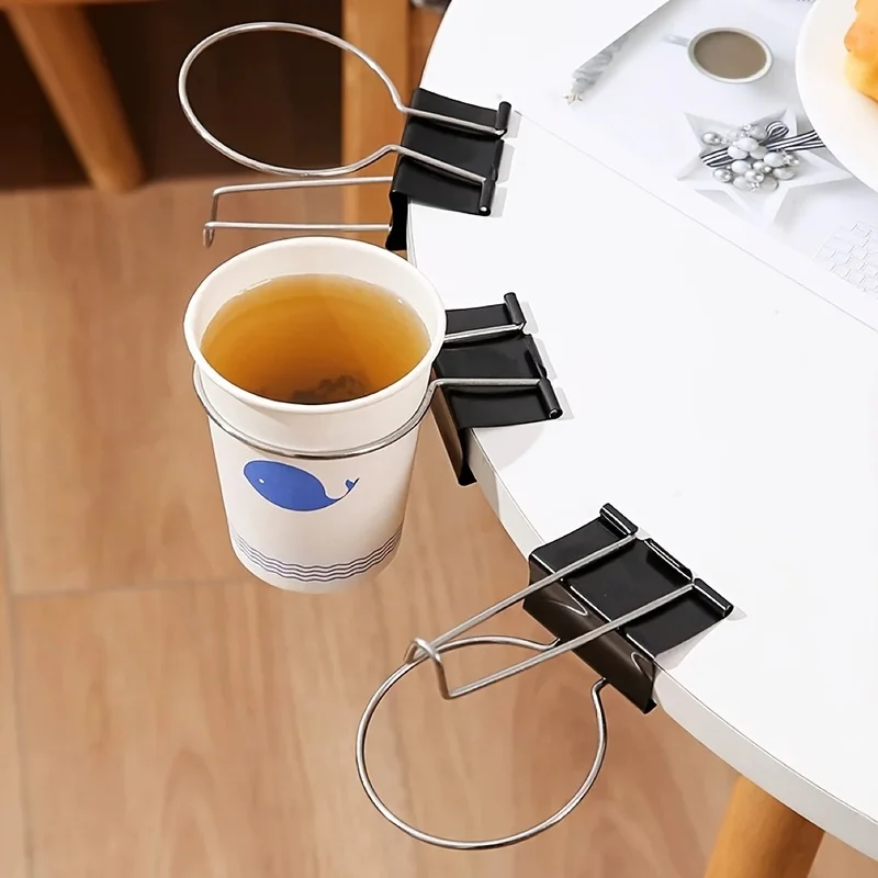 Cup Holder: New Multi-Function Clip, Desk Cup Holder, Tabletop, Pen Holder, Storage Rack, Multi-Function Hook