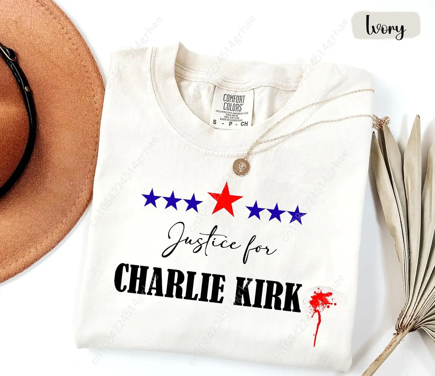 True Patriot Charlie Kirk T-Shirt, Justice for Charlie Kirk Comfort Colors Shirt Multi