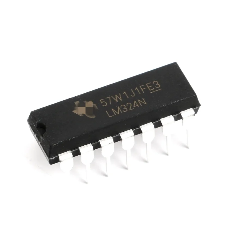 (25-100pcs) LM324N DIP-14 LM324 quad-channel 32V 1MHz operational amplifier