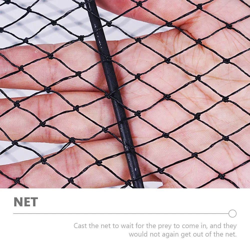 

Shrimp Cage Fishing Net Crab Bait Cages Foldable Polyester Crawfish Traps Lobster Nets Portable Compact Durable Storage