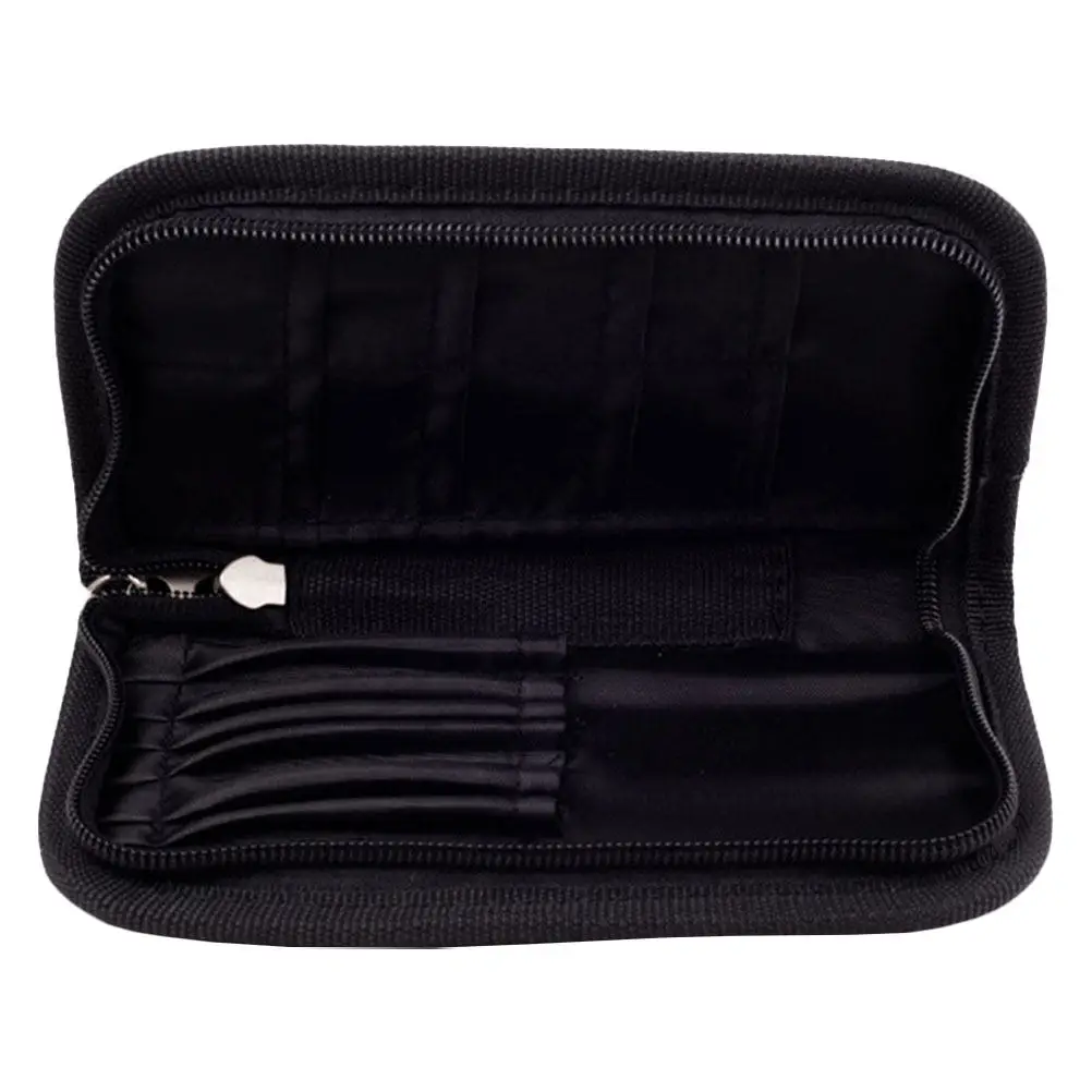 

Oxford Cloth Bag Black Portable Pouch Outdoor Wallet High-Grade Material Durable Wear-Resistant Zipper Design Easy Use