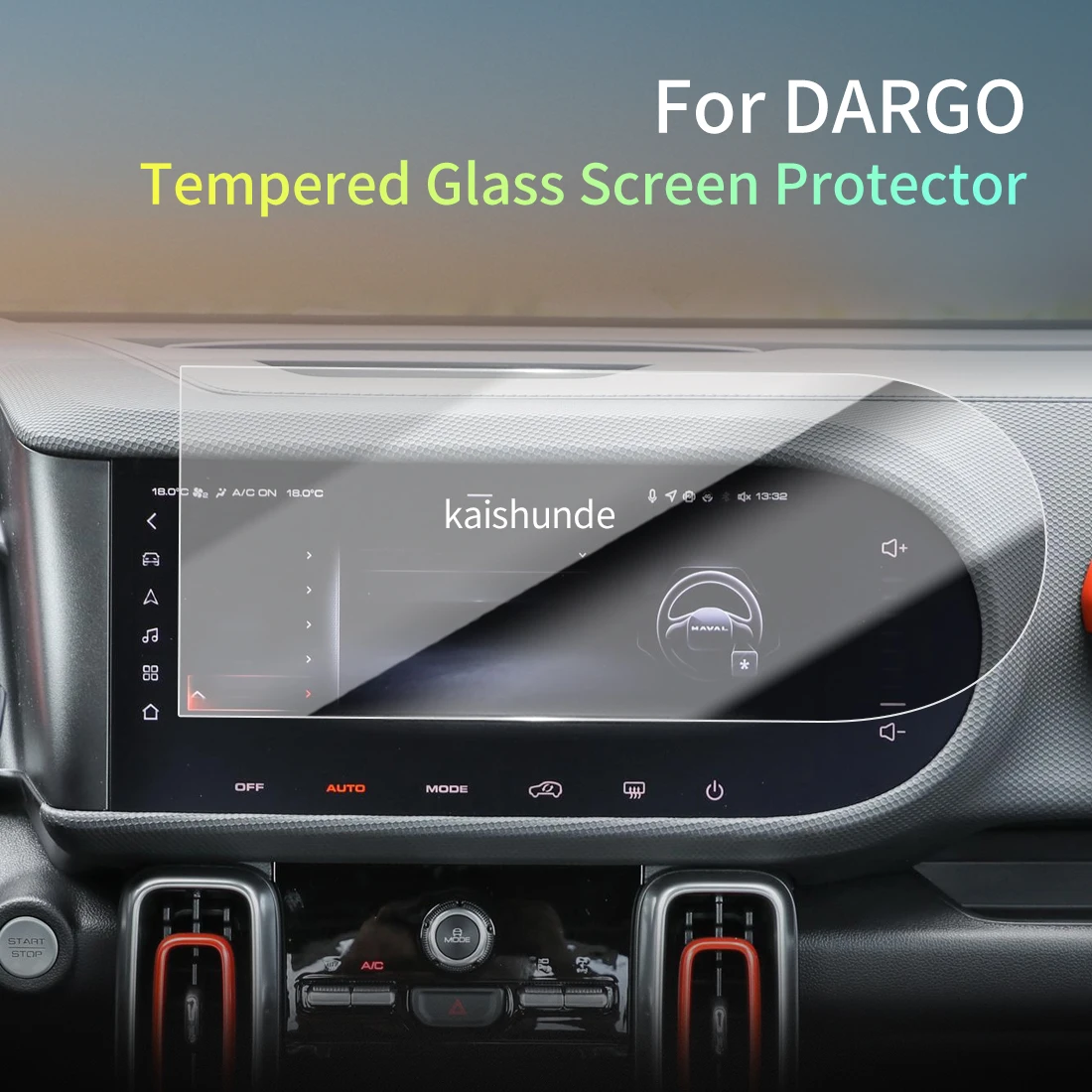 

Car Stickers Meters Protector For24 Great Wall Motor DARGO Tempered Glass Protective Film Display Navigation Vehicle
