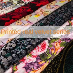 1/3/5yard Out Velvet Fabric Velvet Lace Tissu Velvet Silk Fabrics Cheongsam Dressing Robe Designer Fabric By The Yard Print