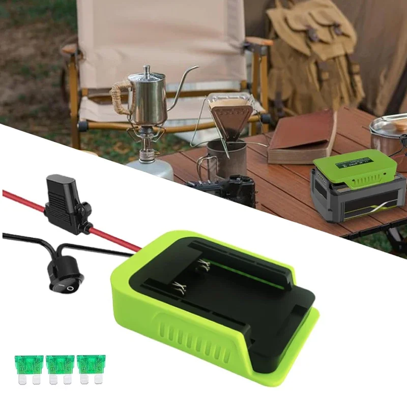 Adaptador Power Wheels para Ryobi Doca de Bateria de Lítio 40v Conector de Energia Ferramentas Faça Você Mesmo Op4030 Op40301 Op4040 Novo 14 Awg