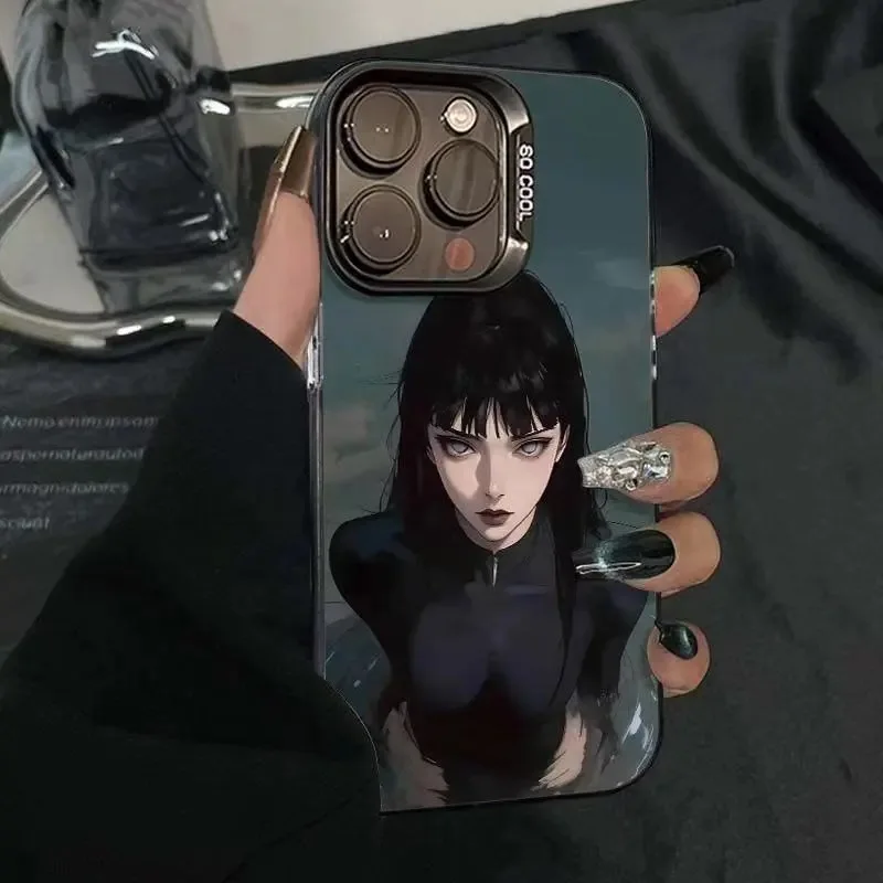 DMAWMJ لطيف خادمة فتاة الكرتون جراب هاتف آيفون 16 برو ماكس 15 زائد 14 13 12 11 سيليكون الغطاء الخلفي آيفون xr xs x الوفير