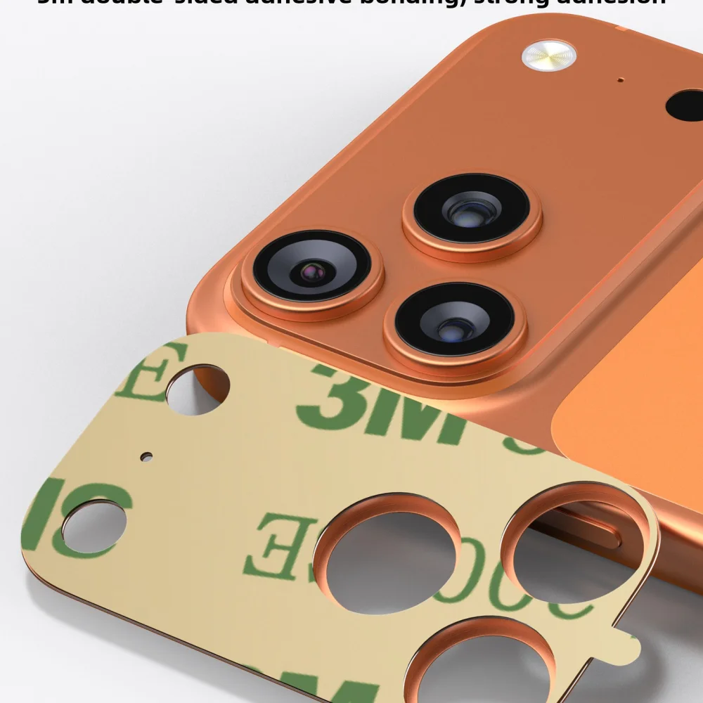 

Aluminium Alloy Armor Camera Lens Protector Metal Case For iPhone 17 Pro Max/17 Pro/Air/17 Ring Back Lens Tempered Hole Cover