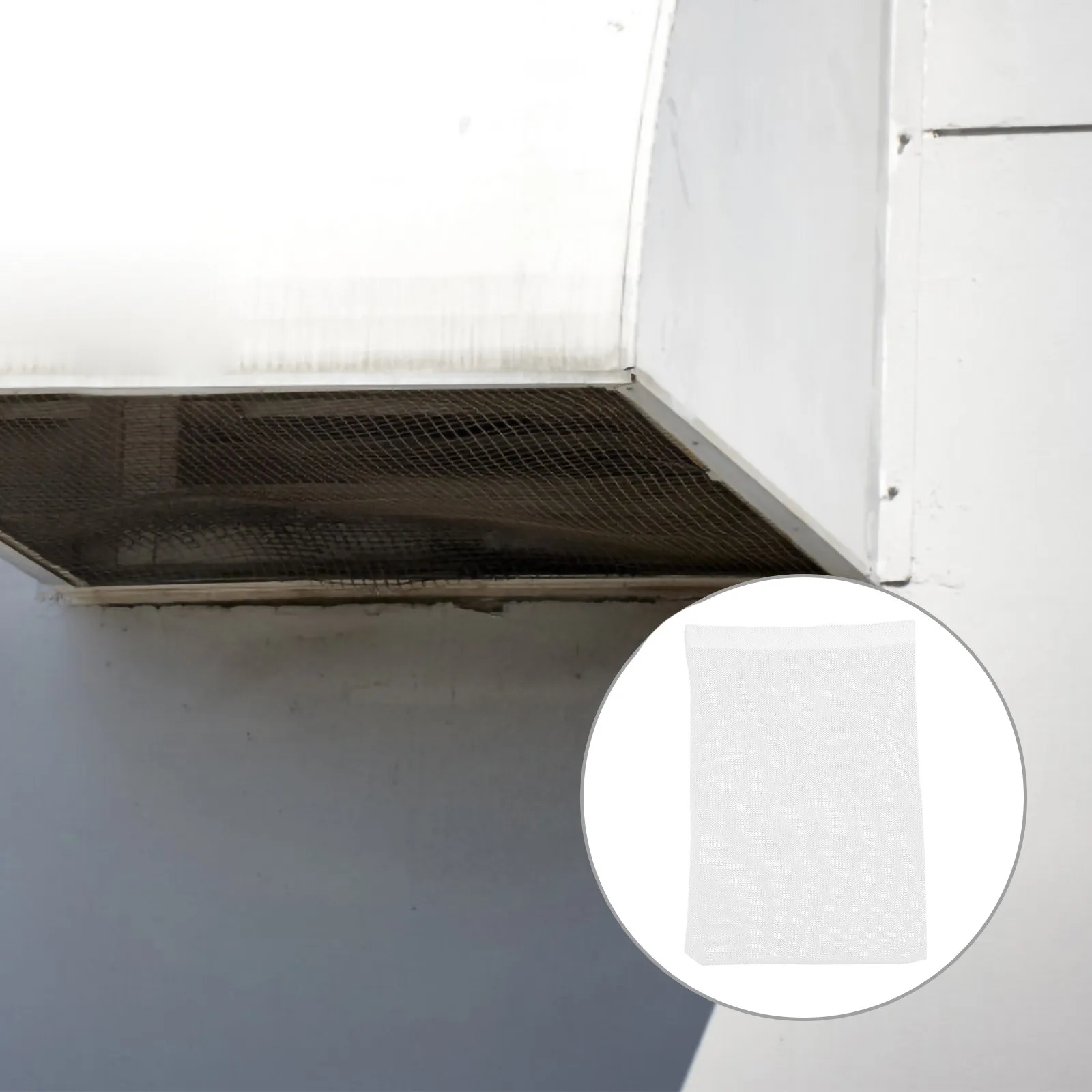 1Set Filter Media Bag Nylon Lint Trap Replacement Easy Install Outdoor Dryer Vent Lint Catcher Dryer Vent Cover
