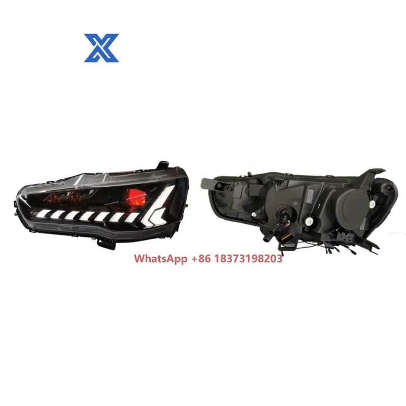 

Светодиодные фары для Lancer EVO X, автомобильные аксессуары, оригинальные фары AFS DRL