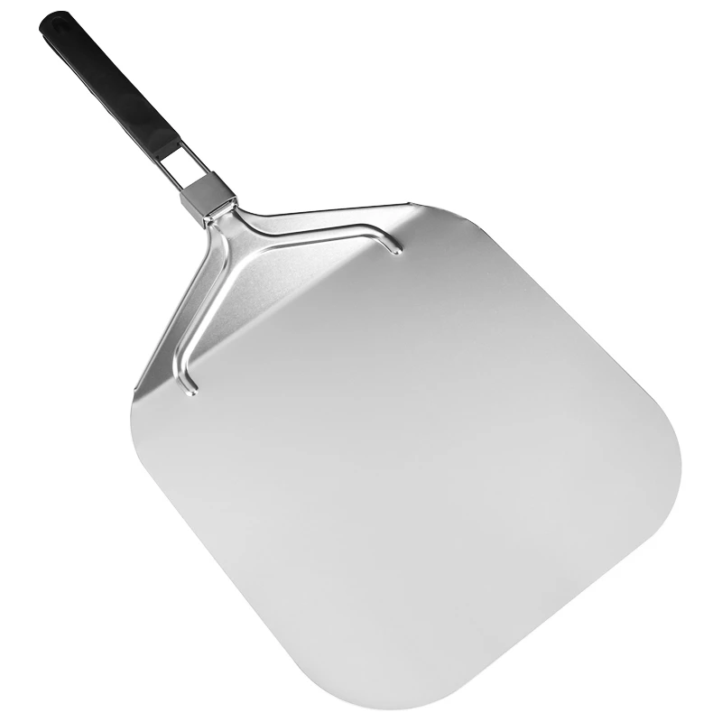 

Folding Aluminum Pizza Peel For Pizza Stone,Professional Home Use Pizza Shovel For Baking Pizza And Cake On Oven & Grill