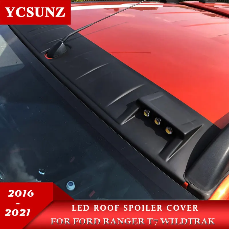 2012-2021 Led Roof Light Raptor Style Roof Spoiler Accessories For FORD RANGER Wildtrak 2016 2017 2018 2019 T7 2020 2021