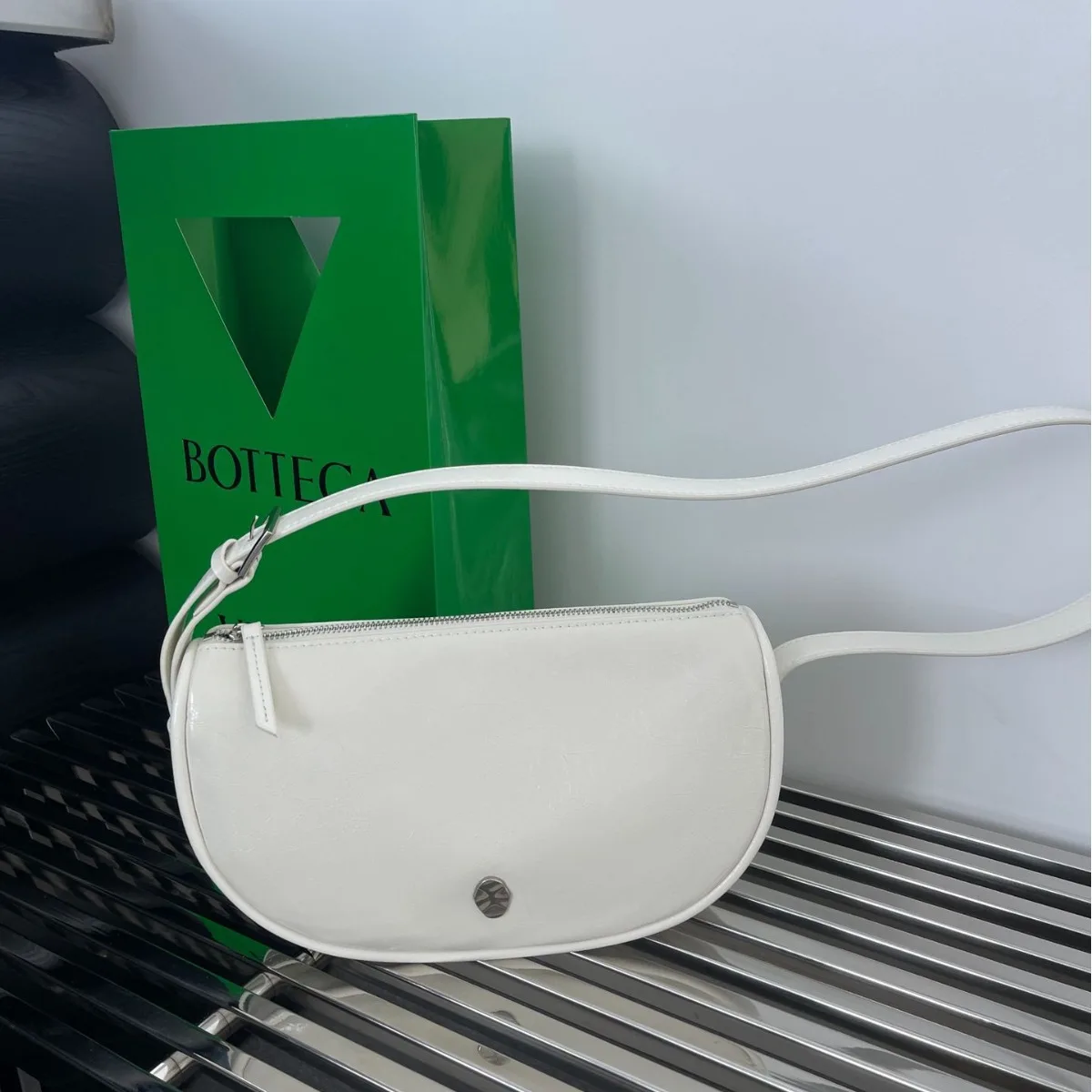 

FIRMRANCH Элегантная женская сумка большой емкости с узлом на плечо, дизайнерская женская сумка высокого качества, парусиновая сумка из воловьей кожи с диагональной цепочкой