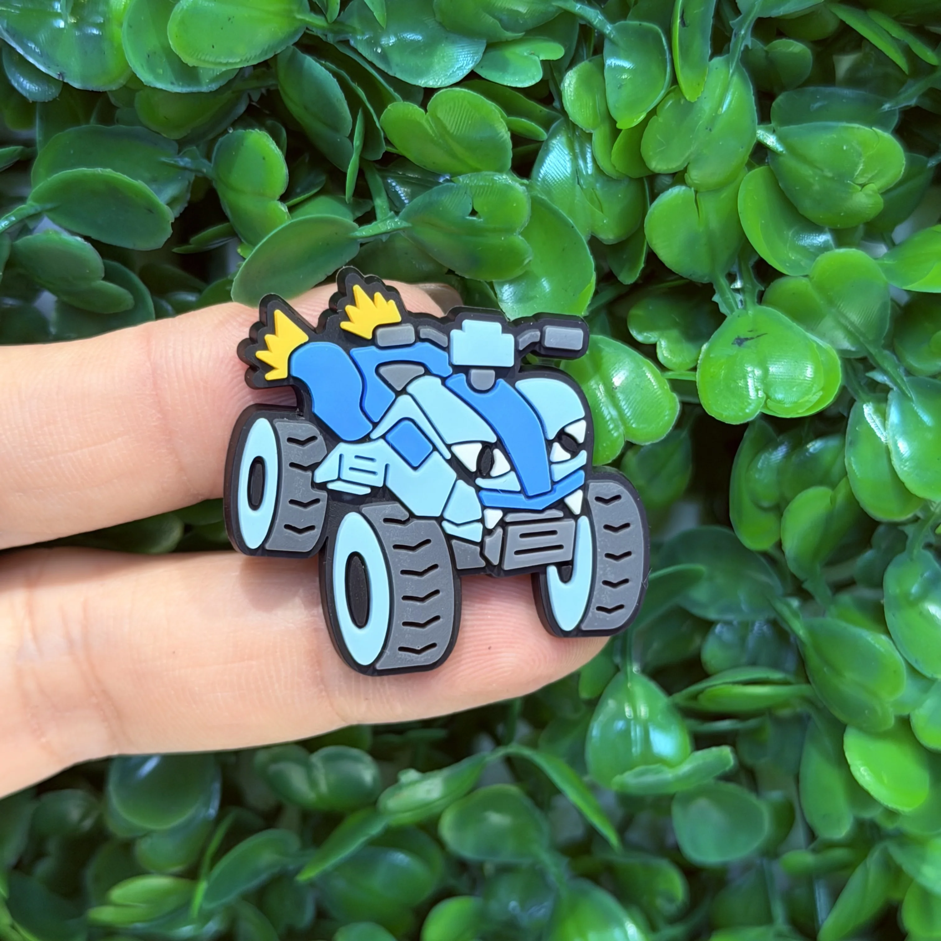 1/20Pcs Monster Truck PVC Shoe Charms Accessories Frog Elephant Slipper Buckles Fit Man Favorite Birthday Gift view 6