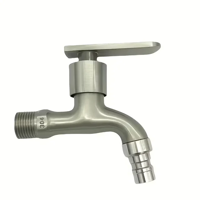 1pcs304 stainless steel faucet, washing machine connection faucet, home kitchen bathroom stainless steel faucet, outdoor garden 6 1pcs304 stainless steel faucet, washing machine connection faucet, home kitchen bathroom stainless steel faucet, outdoor garden 6