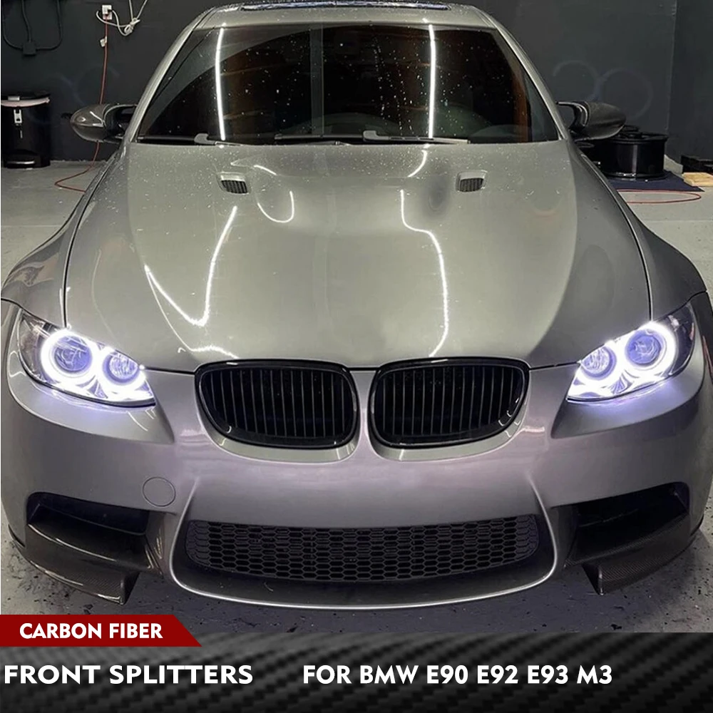 

Для BMW 3 серии E92 E90 E93 M3 (кроме M Sport) 2-дверные и 4-дверные модели 2007-2013 годов: карбоновые/FRP сплиттеры-накладки на передний бампер (Cupwings)