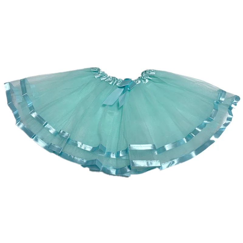 Baby Girl Tutu Skirt Cute Kids Princess Tulle Skirts Summer Children Party Ribbon Skirt Girls Dance Pettiskirt