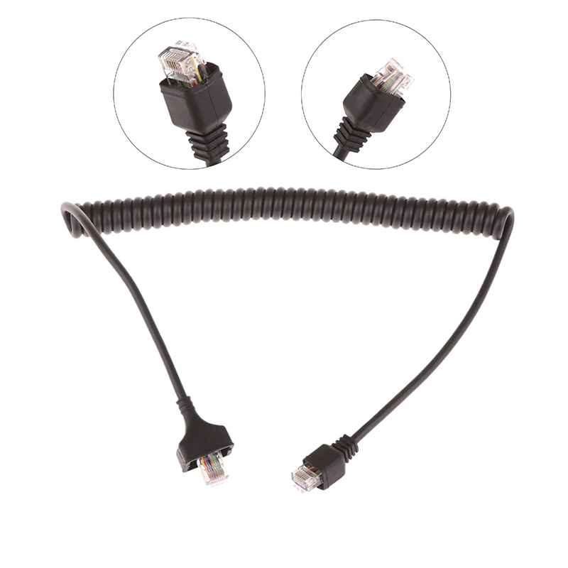 Microfone Cabo Mic para substituição, alto-falante de 8 pinos, PTT, TM281, TM481, TM271, TM471A, TK-863G, TK-868, TK-868G, 768G, TK-760 Radio