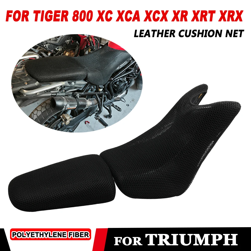 

Motorcycle Cushion Seat Cover Mesh Protectorl Anti-Slip Cushion Mesh Net Guard For Triumph Tiger800 Tiger 800 XC XCa XCx XR XRt