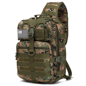 Tactical Assault Pack Sling Backpack Waterproof EDC Rucksack Bag for Outdoor Hiking Campin