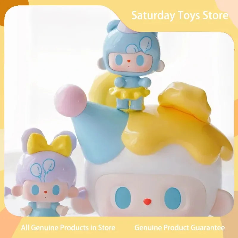 새로운 정품 투투베어 II 세대 귀여운 작은 곡물 테마파크 블라인드 박스 트렌디 디스플레이 장난감 수집품 어린이 맞춤형 선물