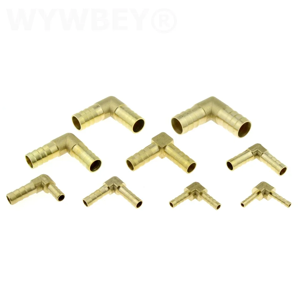 Tee Y 3 4 Way Brass Hose Connector Splicer Barb Pipe Fitting 4 6 8 10 12 19mm 25mm Tail Pneumatic Air Water Hose Coupler Adapter