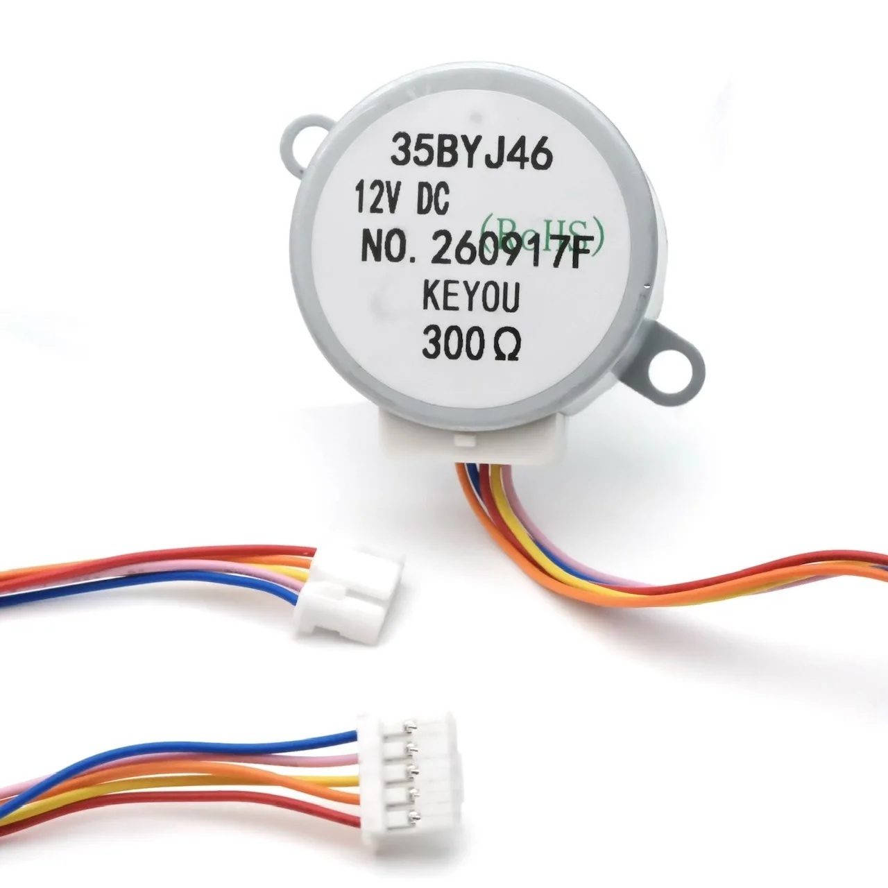 35BYJ46 300 Ohm Stepper Motor DC 5V 12V 24V Permanent Magnet Gear Small Stepper Motor Humidifier Repair 10MM Shaft
