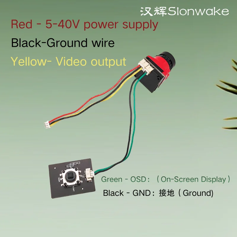 Torre VTX de 3000mW, 0 latencia OSD/TBS/48CH + 1800TVL, cámara FPV Starlight de 1/1,8 pulgadas, 5-40V para Dron, coche RC, batería larga de alto alcance Li