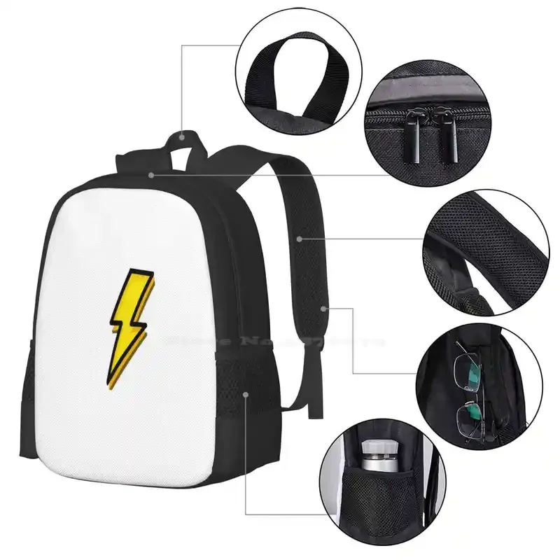 Lightning Flash vendita calda zainetto zaino borse moda fulmine Flash Thunderbolt Flash fulmine elettrico