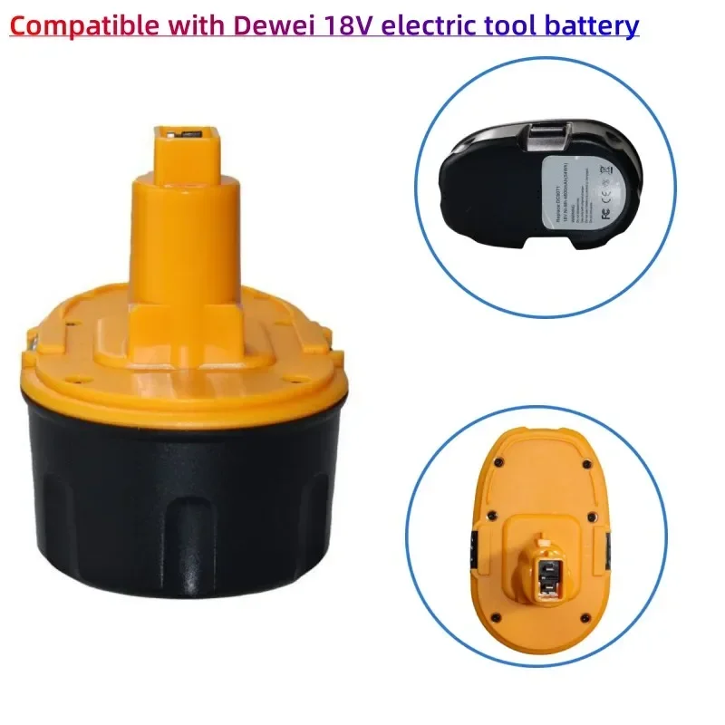 Imagem -05 - Bateria Nimh para Substituição da Broca sem Fio Dewalt 18v 4800mah Dc9096 De9039 De9096 De9098 De9503 Dc212 Dc330 Xrp