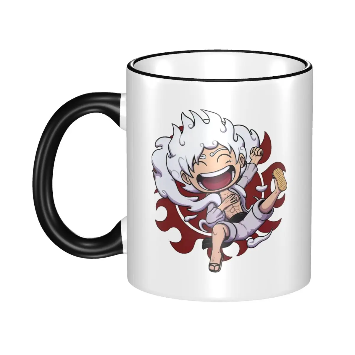 

Симпатичные милые офисные кружки для чашки чая Luffy Gear 5, чашки для чая