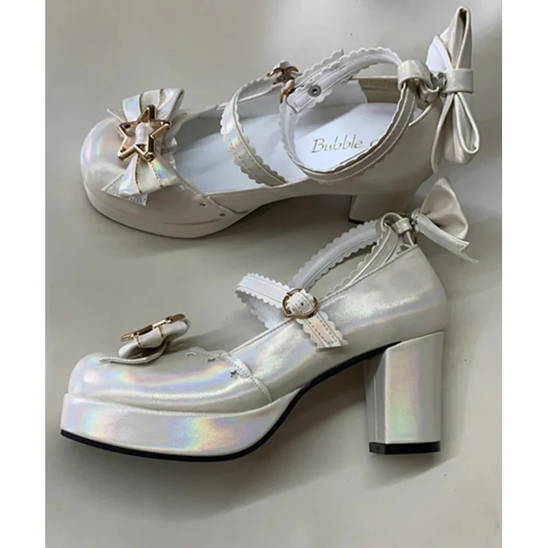 2023New Original Fantasy Star platform lolita Shoes Latex Insoles in Multiple Colors and Three Heights