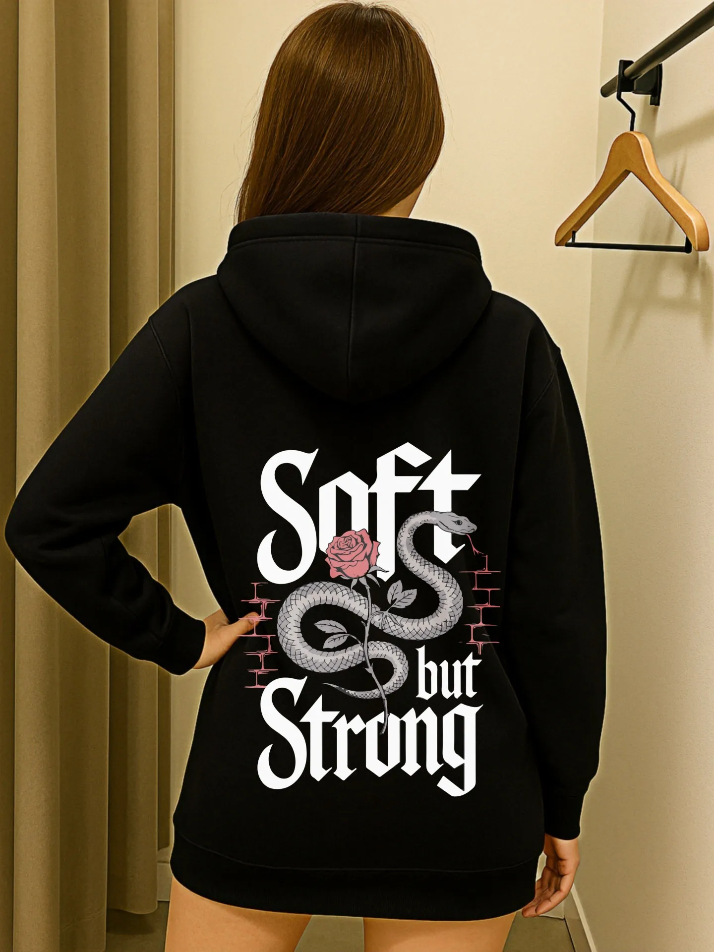 هوديي جرافيك للنساء، طباعة جمجمة البقر والفهد، ملابس الشارع الجمالية، نسيج مريح، ملابس يومية غير رسمية، للشباب