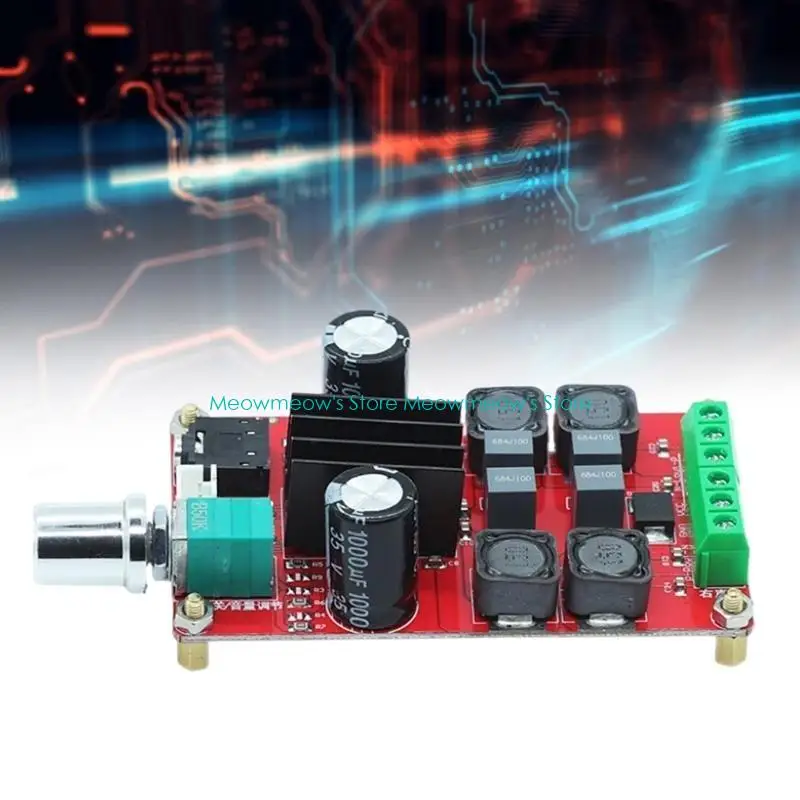 W91A XH M189 2x50W 더블 채널 앰프 보드 TPA3116D2 DC5-24V 스튜디오에서 고도로 사운드를 제공합니다.