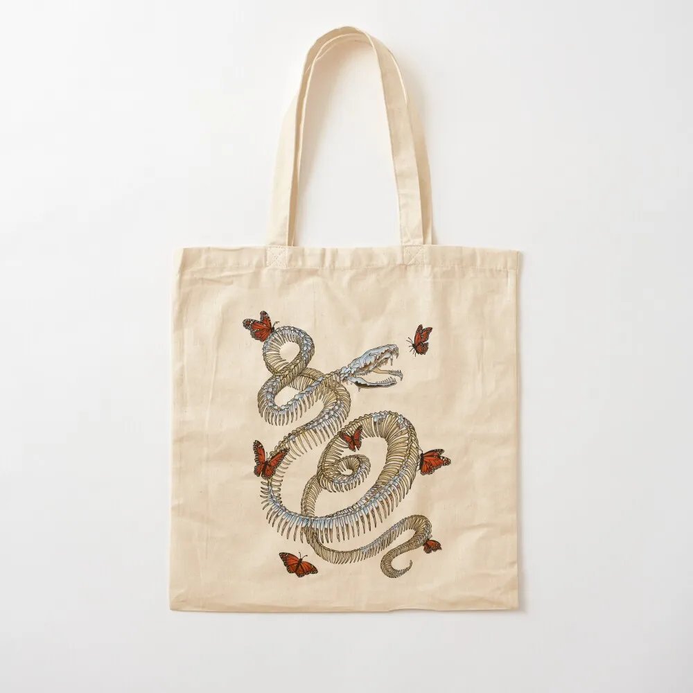 

Chrome Constrictor - Snake Design Tote Bag custom canvas bag Woman shopper bag reusable shopping bags