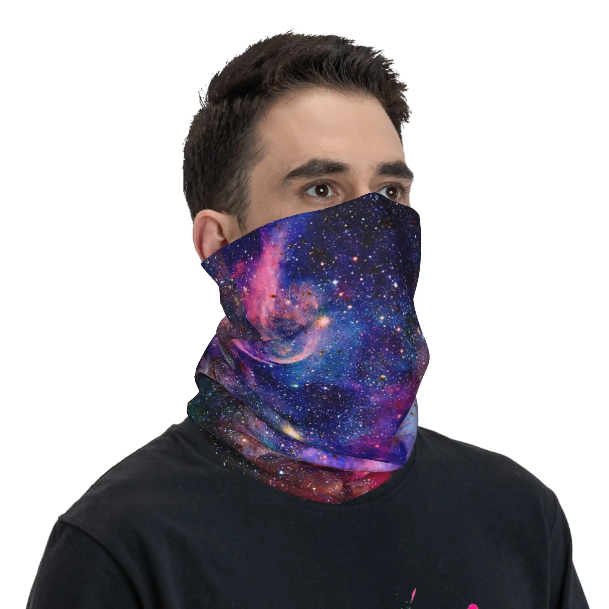 Planet Earth Bandana Neck Cover Printed Wrap Scarf Face Mask Riding for Men Women Adult All Season