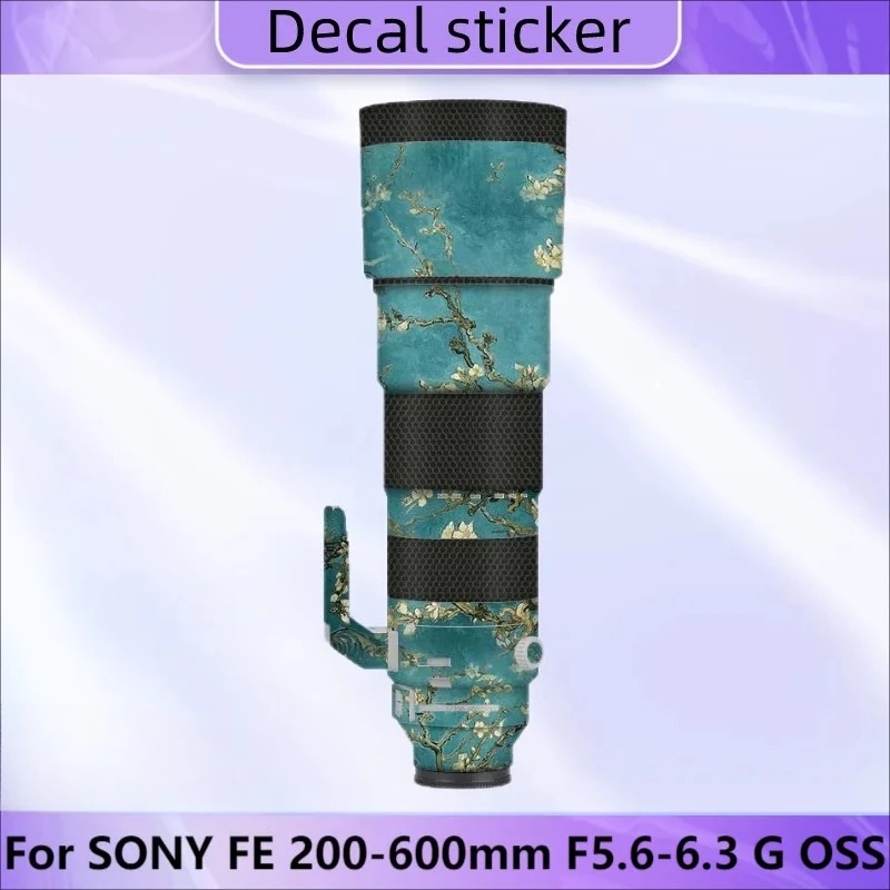 

Для Sony FE 200-600 мм F5,6-6,3 G OSS наклейка на объектив защитная наклейка на кожу пленка против царапин защитное покрытие SEL200600G