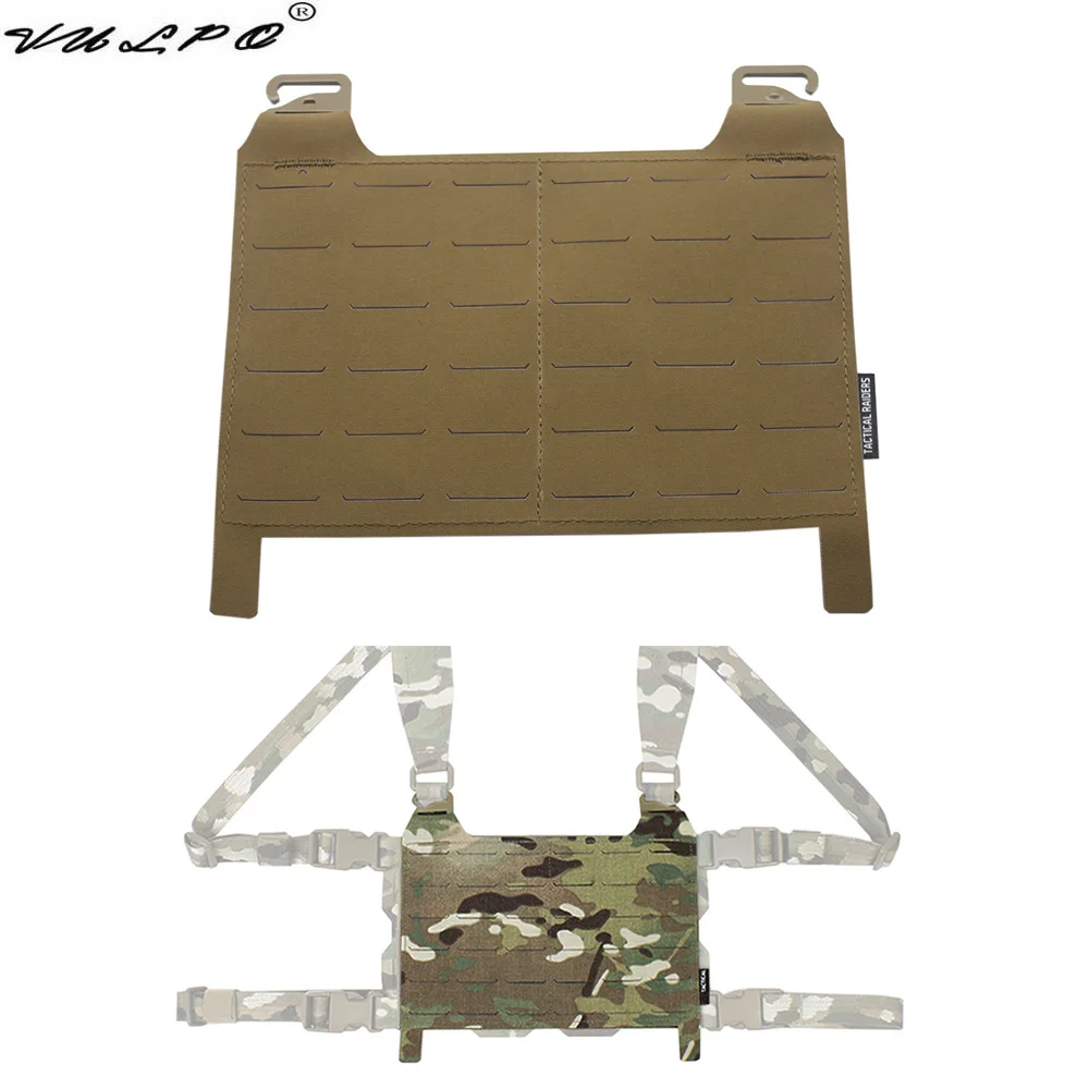 

VULPO Ferro Style Tactical Molle Front Flap Expansion Panel G Hook For GP Pouch Chest Rig FCPC Vest Multicam Laser Cutting