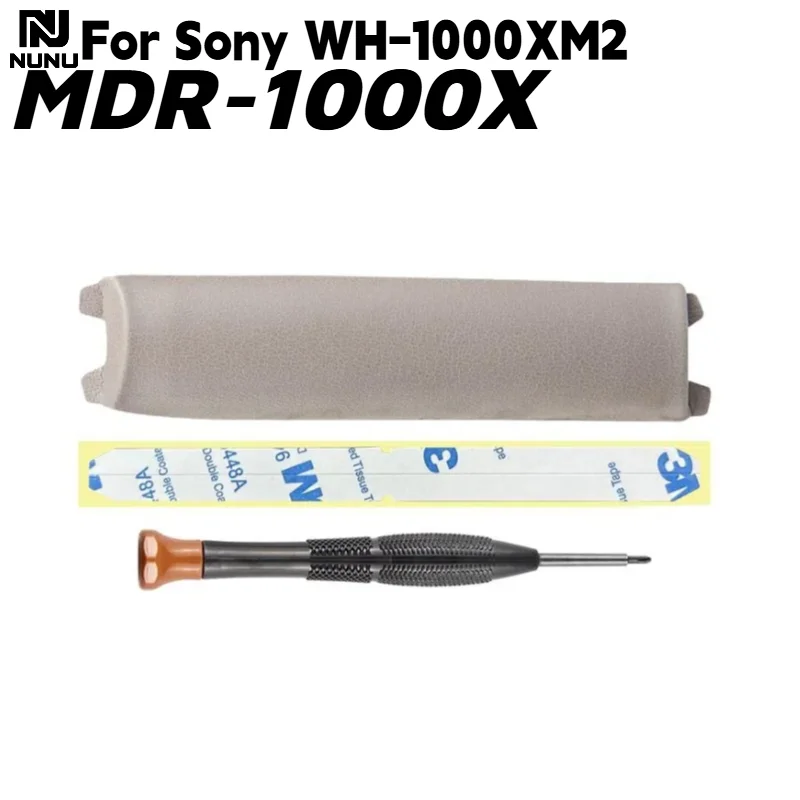 Wymienne nauszniki z pianki memory proteinowej z klamrą/poduszką na pałąk do słuchawek Sony WH-1000XM2/MDR-1000X, części zamienne do naprawy słuchawek — zdjęcie produktu 6