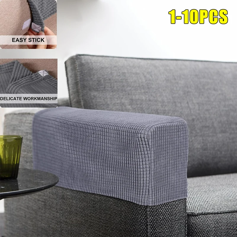Armchair Armrest Protector Chair Arm Protectors Universal Elastic Sofa Stretch Armrest Cover Sofa Side Cloth for Home Arm Covers