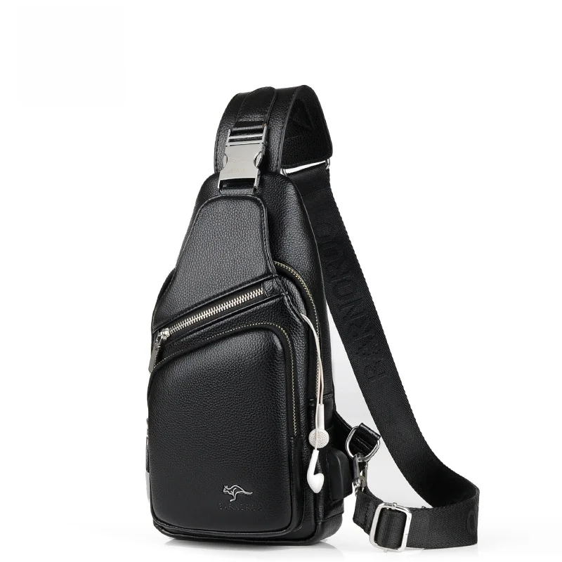 casual-men's-backpack-chest-bag-single-bicycle-riding-trendy-barnoroo-men's-bag-leisure-shoulder-bag-new-model-pu-material
