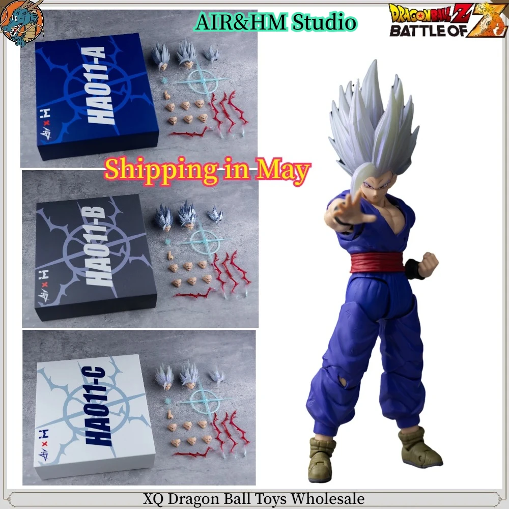 

AIR&HM Studio: Скульптура головы Сон Гохана в форме Беста из Dragon Ball Super Saiyan, аксессуар для аниме-фигурок, игрушка