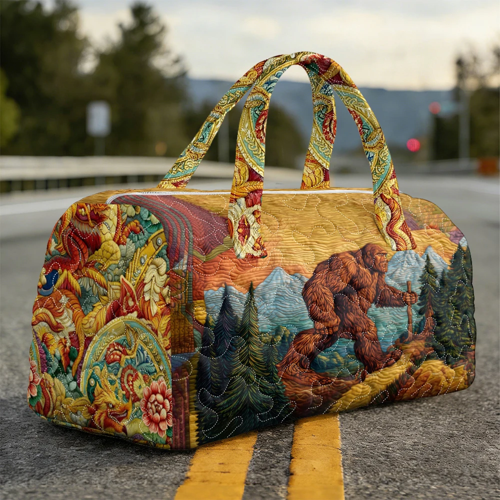 

3D Printed Quilted Travel Bags Handbag Personalized Gifts Sport Bags Custom Tote Bag Training Bag Beach Hiking Camping