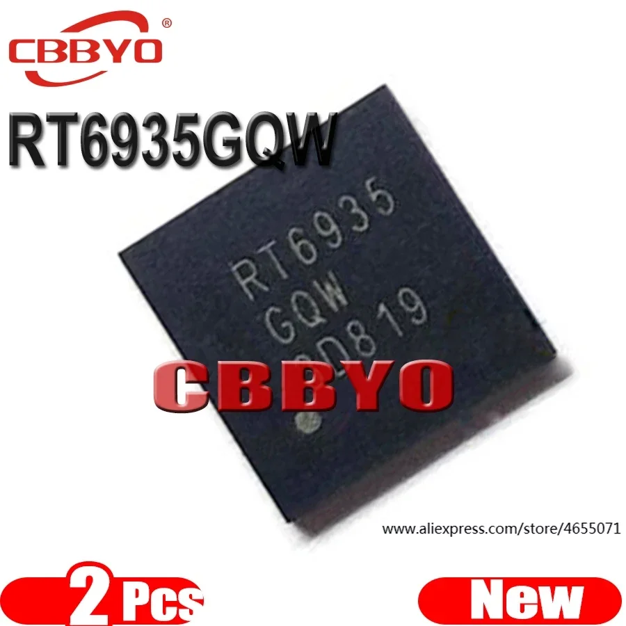 (2piece)100% New RT6935 RT6935GQW QFN-56 Chipset