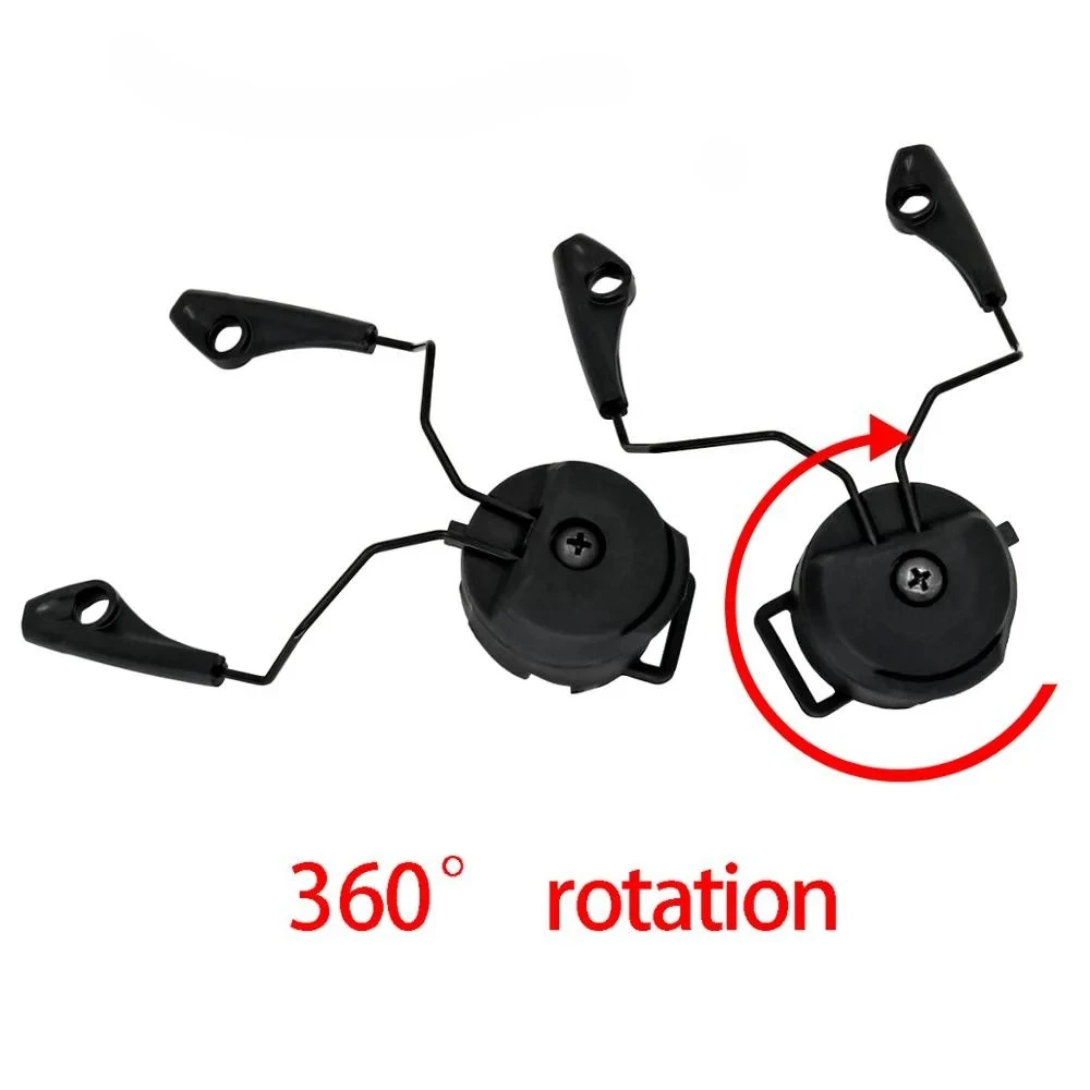New Generation ARC OPS-CORE Helmet Rail Adapter Tactical Headset Stand for Walker's/Howard Leight Hunt Shooting Headset