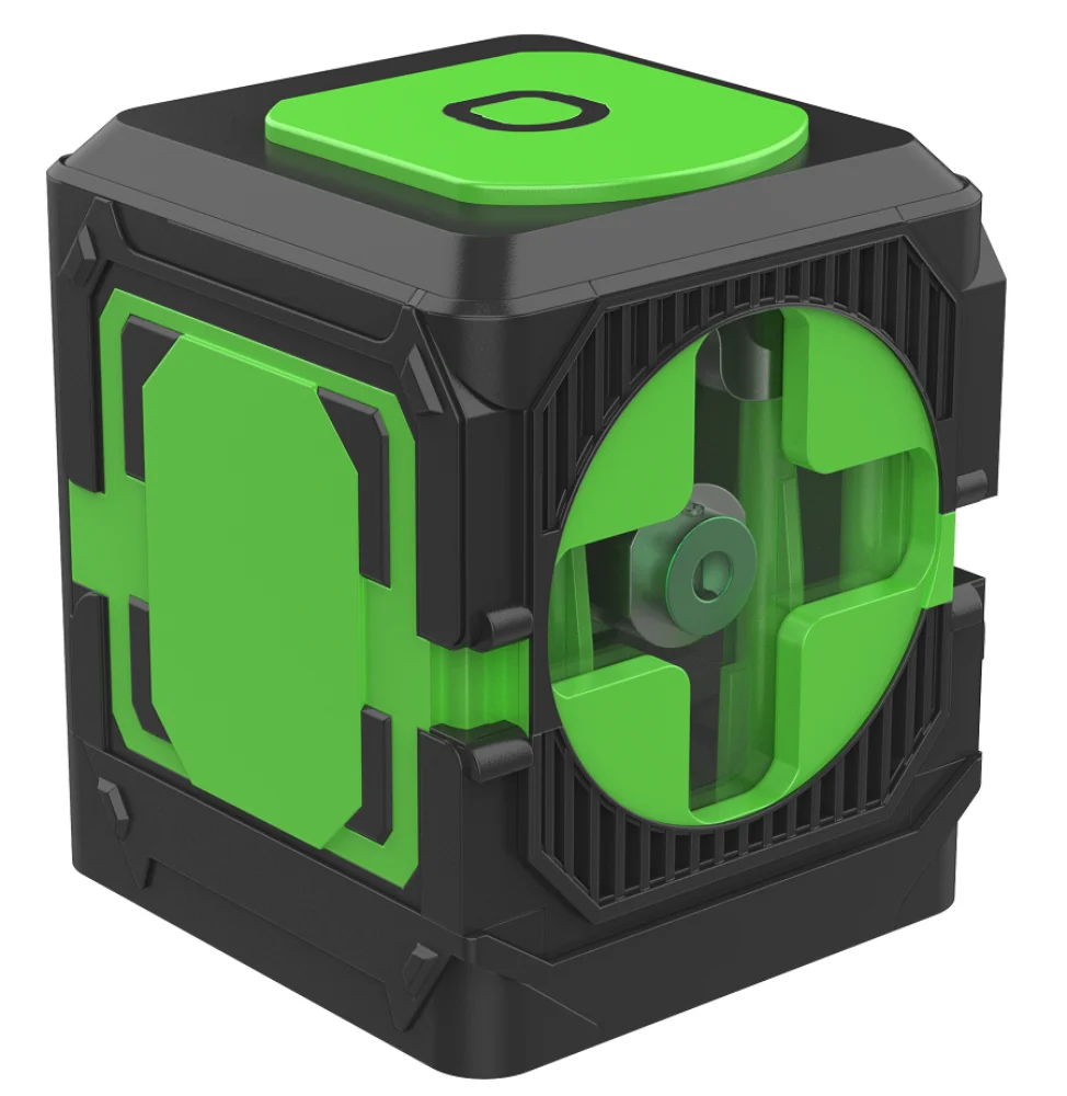 FQT-2 Cross Line Laser DIY Self-Leveling Green Beam Horizontal and Vertical 2 Line Laser Level