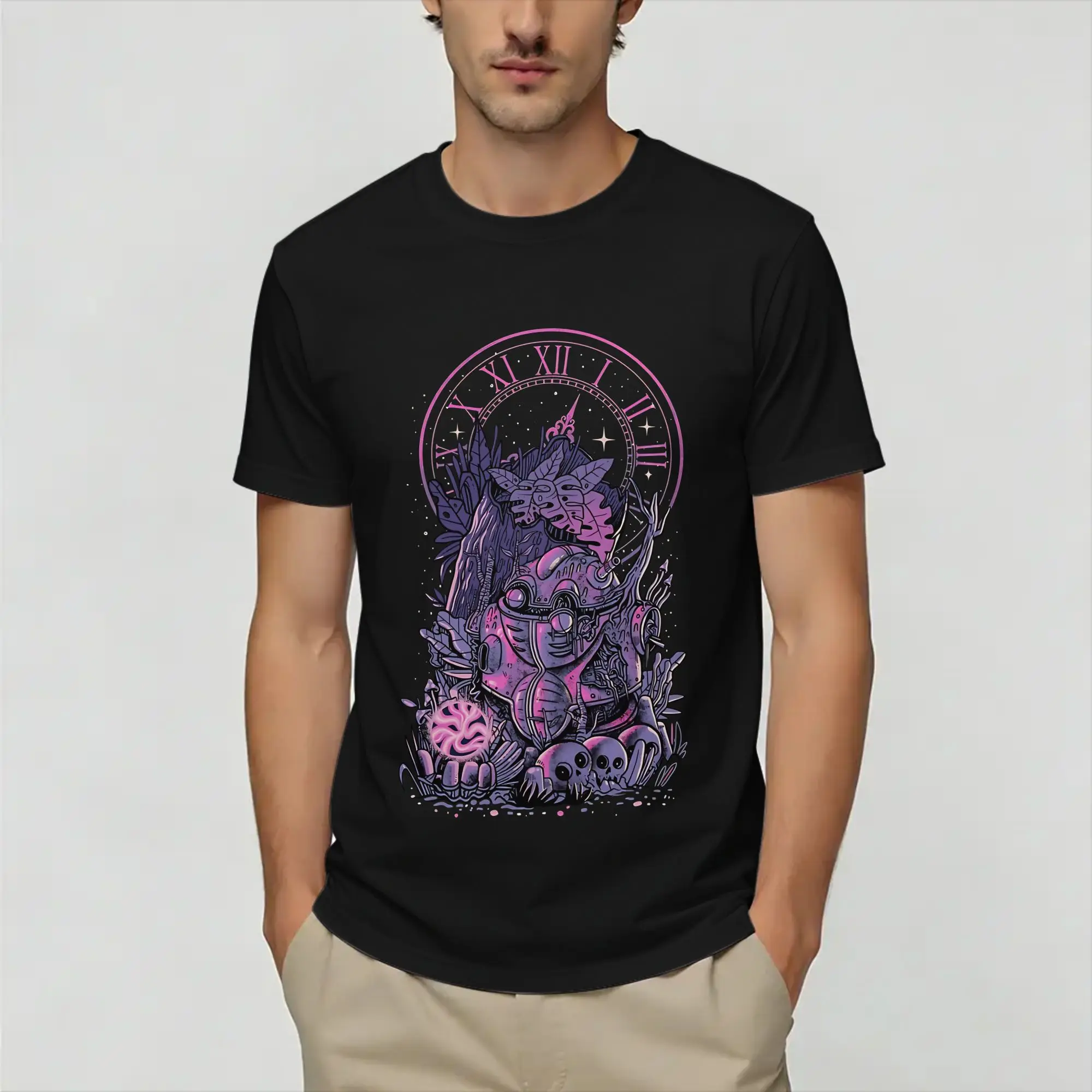 Chrono Trigger T Shirt Summer  100 Cotton T Shirts For Men's Harajuku Custom Logo Tshirt Short Sleeve Vintage Top Tees